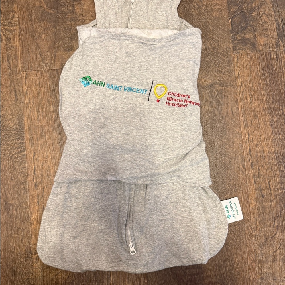 Gray AHN Sleep Swaddle newborn
